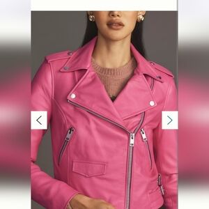 NEW Walter Baker Liz Leather Moto Jacket